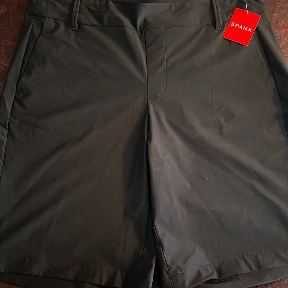 NWT Spanx Women's Black Sunshine Shorts 10”